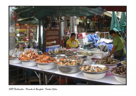 Thailandia Mercato di Bangkok
